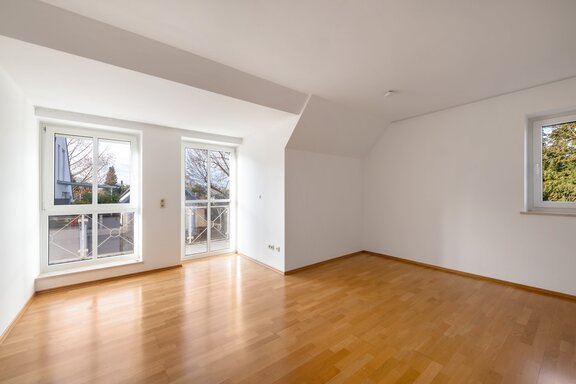 Bedroom with balcony
