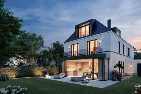 Dream Home in Nymphenburg: 537 m² building lot with a building permit for a family villa