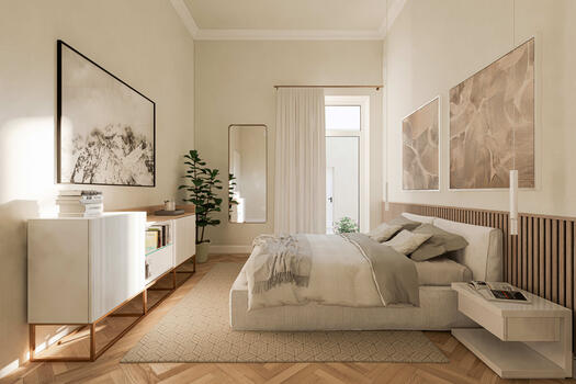 Schlafzimmer (visualisiert)