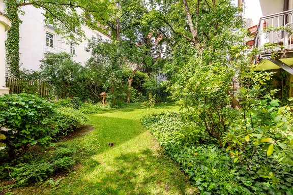 Idyllic community garden