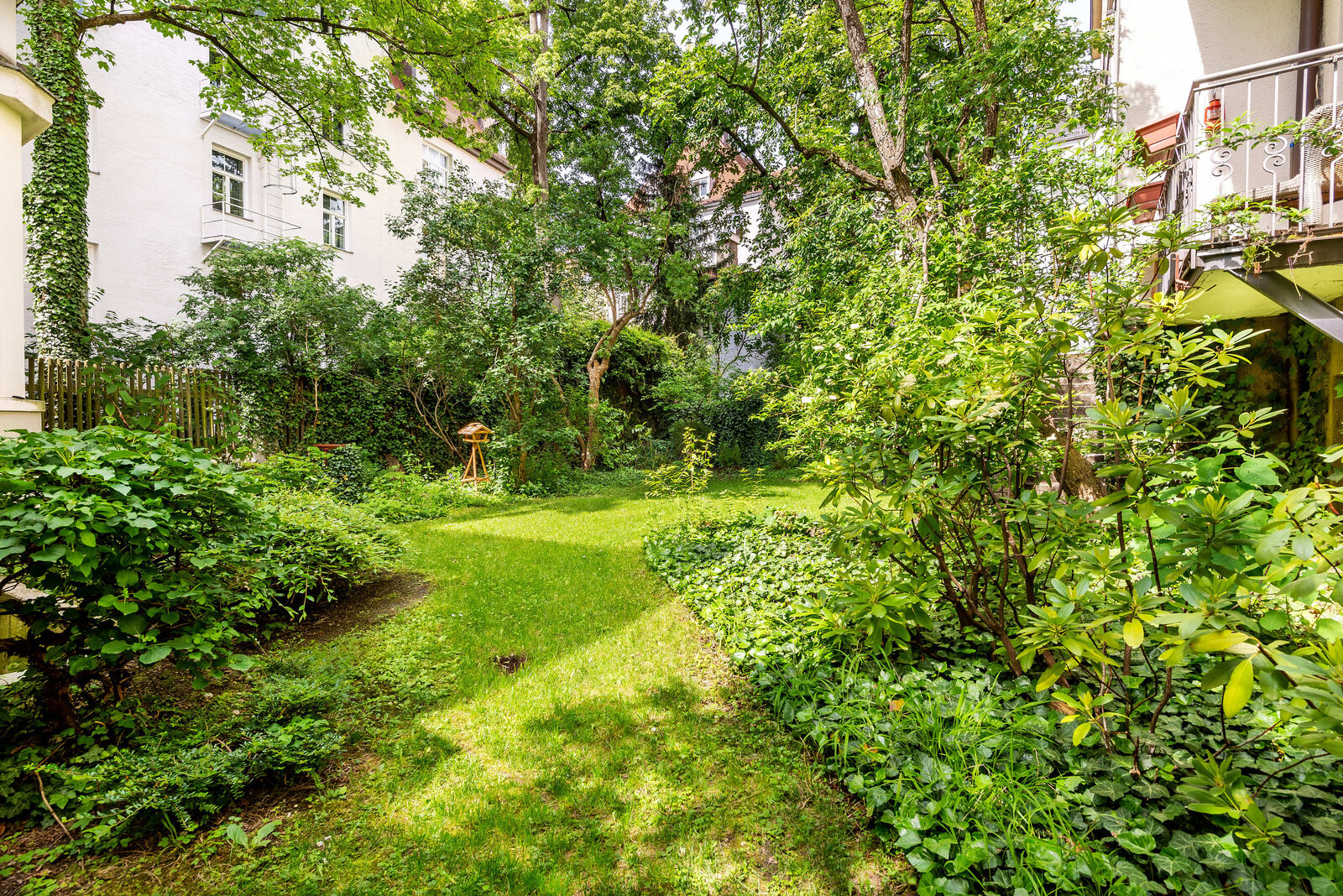 Idyillischer Gemeinschaftsgarten