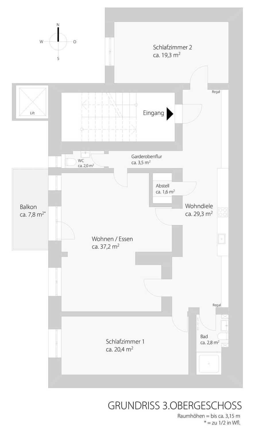 Grundriss 3 OG