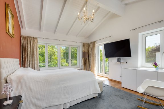 Schlafzimmer mit Aussicht