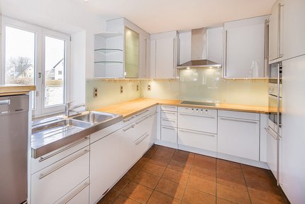 Bright fitted kitchen