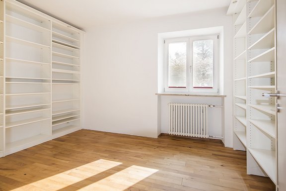 Room with built-in components