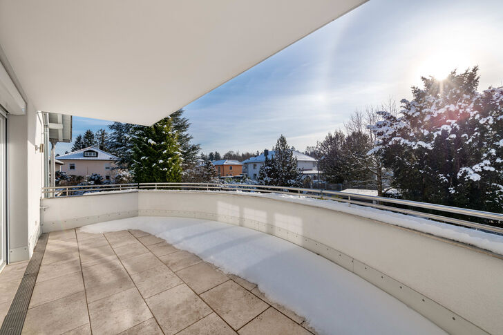 Blickgeschützte Terrasse