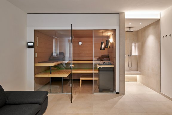 Wellnessbereich im Untergeschoss