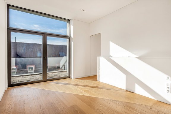 Schlafzimmer mit Terrassenzugang