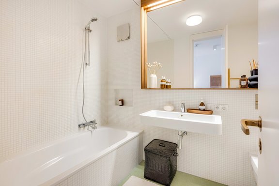 Zeitlos-modernes Bad en suite