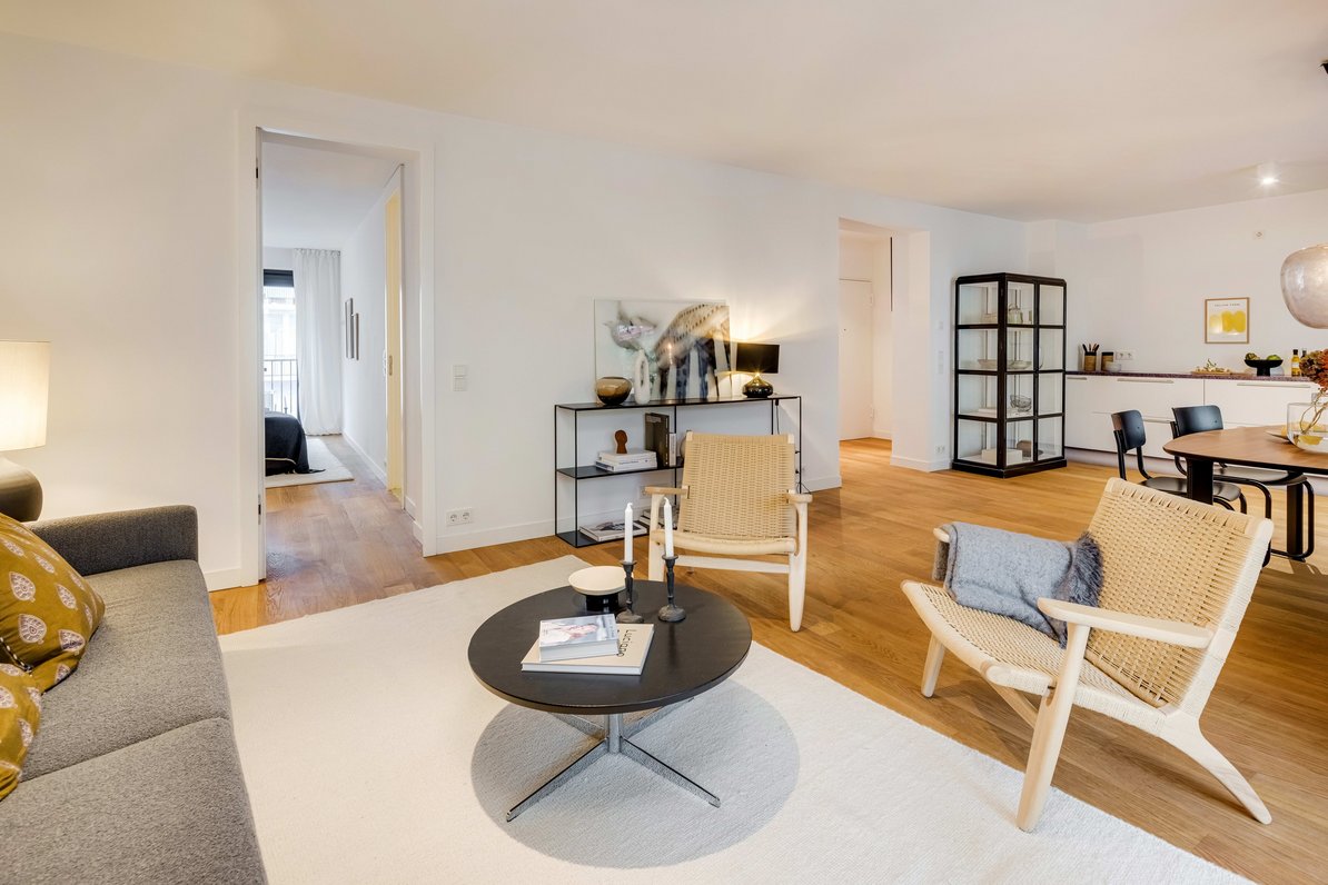 Livingbereich mit Süd-Loggia