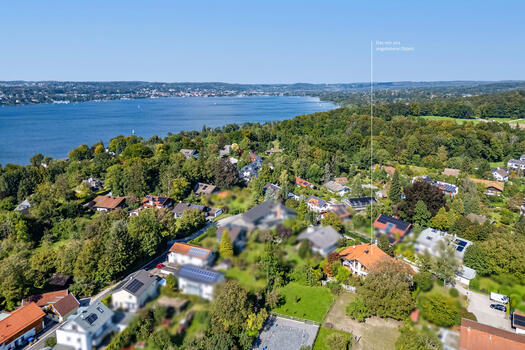 Within walking distance of the lake