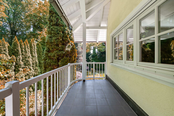 Balkon mit Aussicht