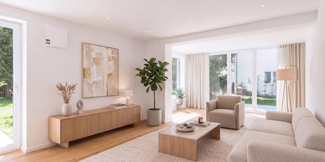 Zum Erstbezug: Großzügige 4-Zimmer-Wohnung im Erdgeschoss mit Privatgarten