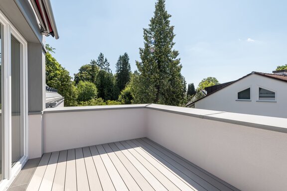 Dachterrasse in Südausrichtung