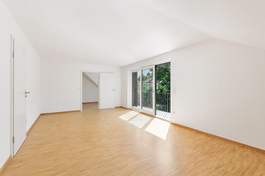Two bedrooms on the upper floor