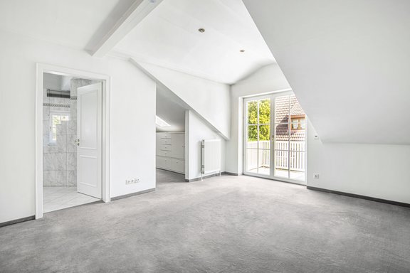 Masterbereich mit Balkon