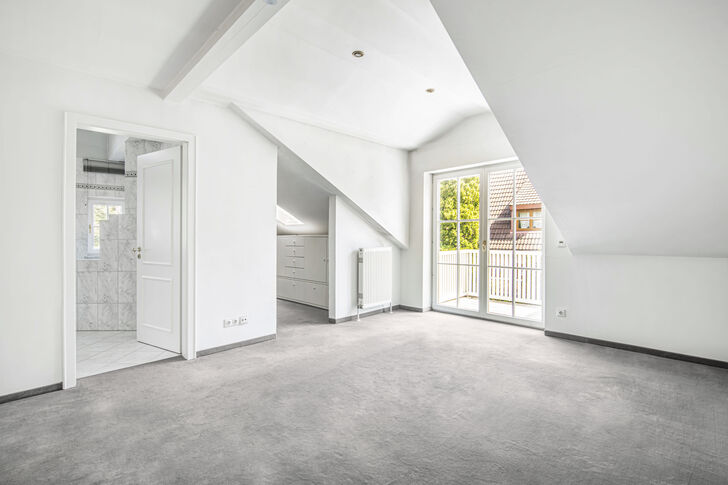 Masterbereich mit Balkon