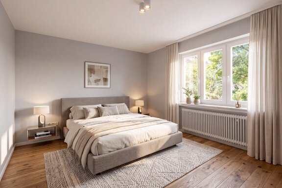 Schlafzimmer (visualisiert)