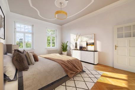 Zur Neugestaltung: Große 3,5-Zimmer-Altbauwohnung in ruhiger, nobler Toplage
