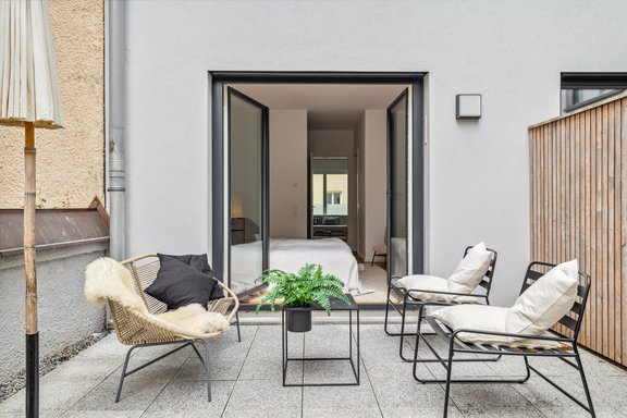 Charmanter Stadtgarten