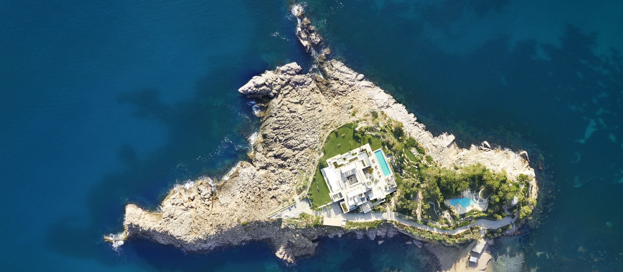 Isla Sa Ferradura from the air