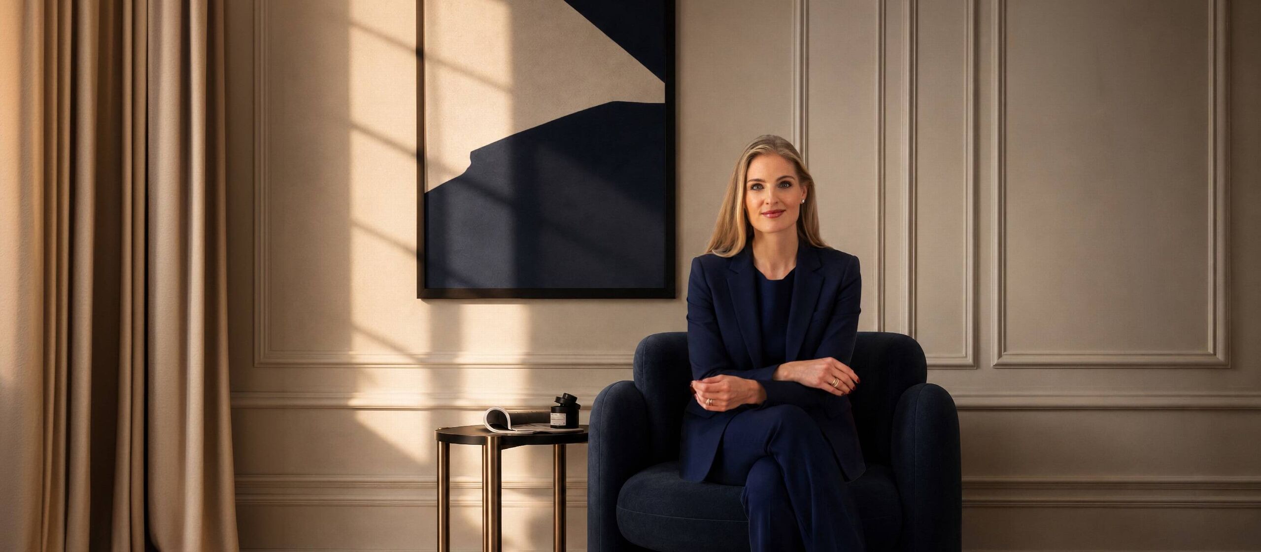 Anne-Sophie Riedel im Salon