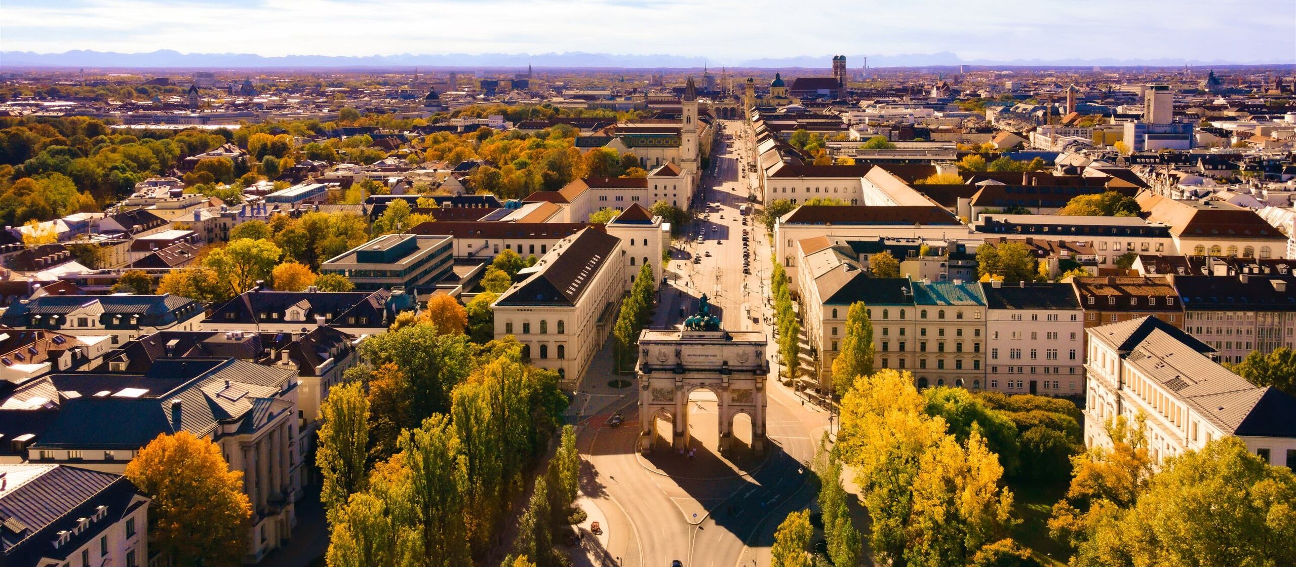 Schwabing aus der Luft