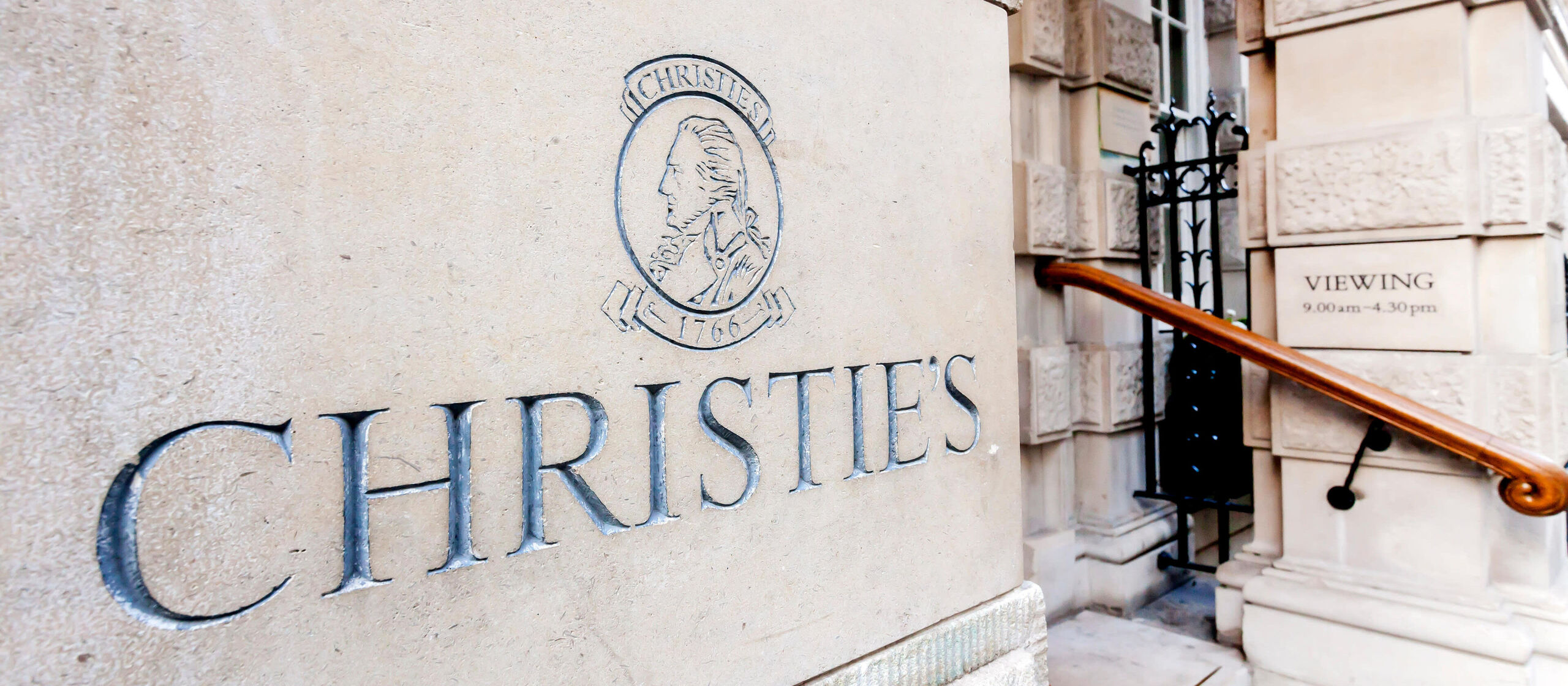 Entrance to Christie's
