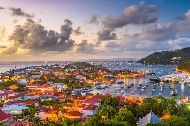 A beautiful little port town: Gustavia—the capital of St. Barth