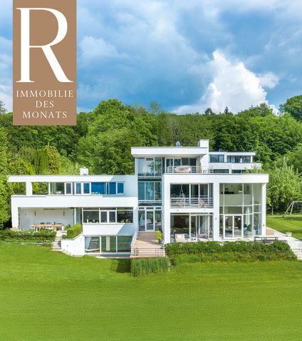 Spektakuläres Villenanwesen auf Parkgrundstück mit atemberaubenden Blick über den Starnberger See