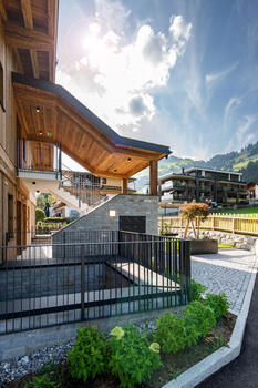 Natural materials in straightforward architecture