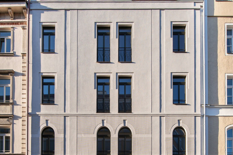 Beautiful old building with newly designed façade
