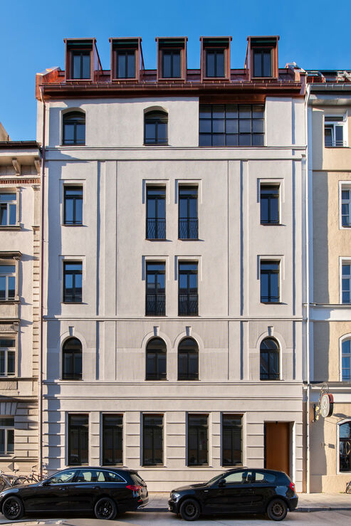 Beautiful old building with newly designed façade