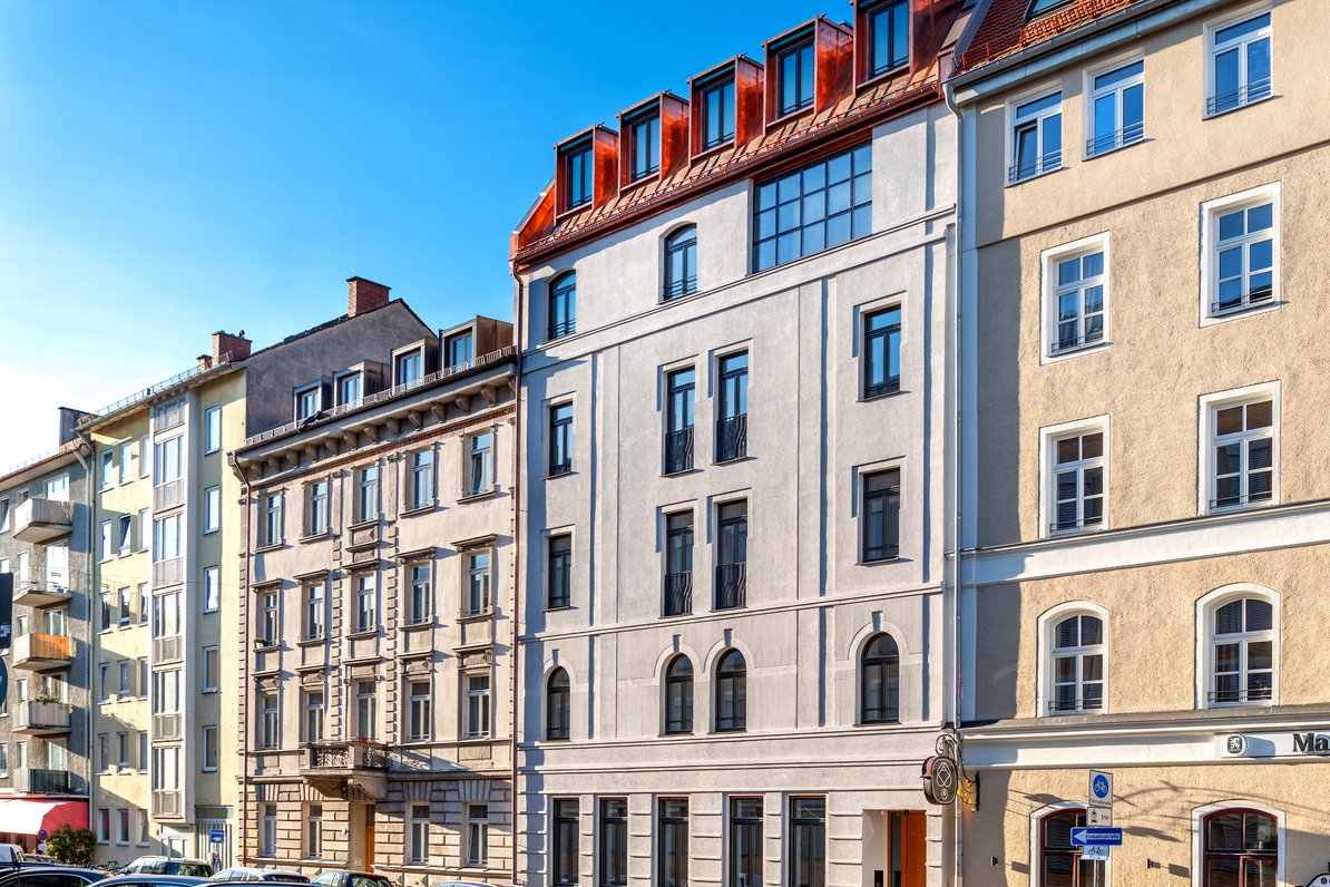 Elegante Fassade in Toplage Maxvorstadt