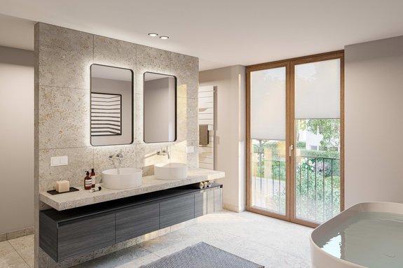 Anspruchsvolle Badgestaltung