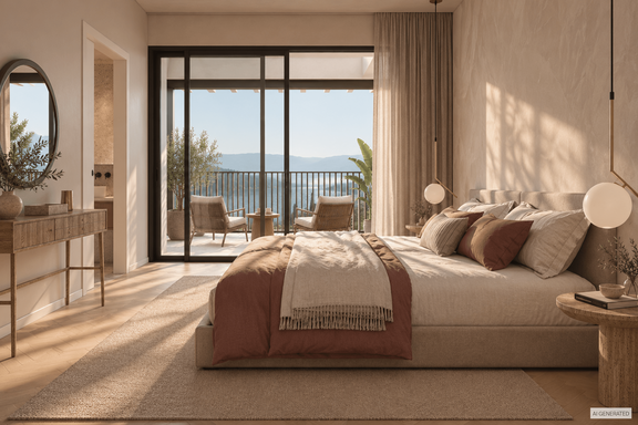 Bedroom on the upper floor