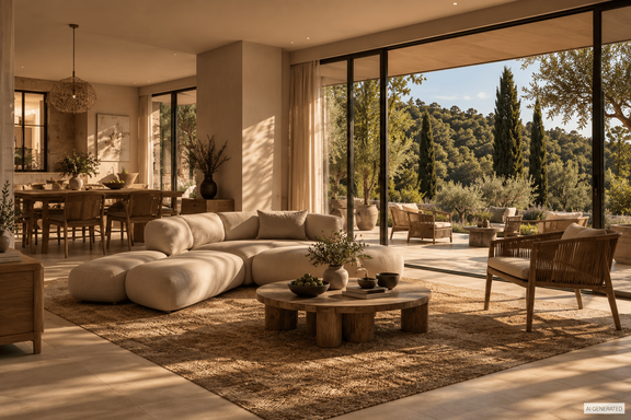 Spacious living area