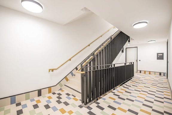 Modernes Treppenhaus