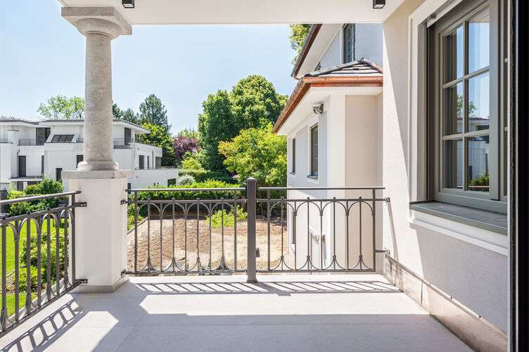 View from balcony on the 1st floor