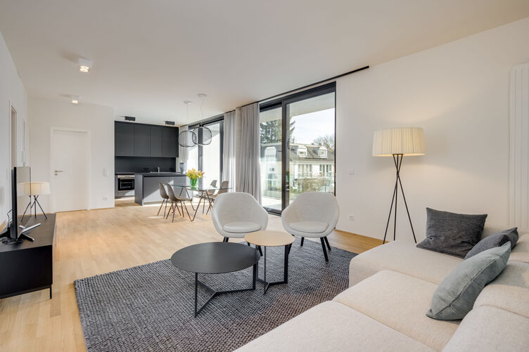 Example living and dining area