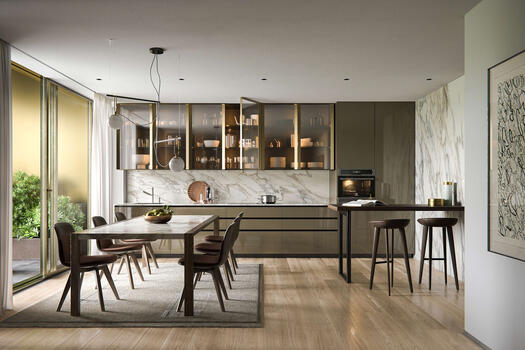 Open room design - visualization