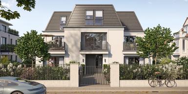 Hochklassige Neubau-Villa mit nur sieben Einheiten in grüner Lage von Solln