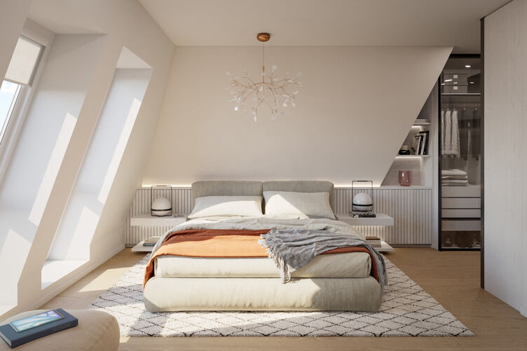 Rückzugsort mit Relax-Ambiente (Visualisierung)