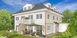 Exclusive villa halves in classical architecture near Perlacher Forst