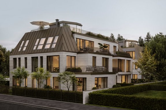 Sophisticated architectural design (rendering)