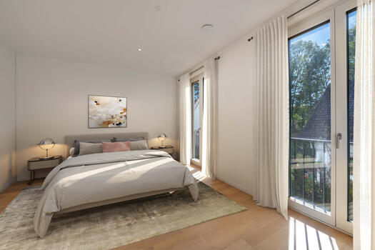 Studio style bedroom