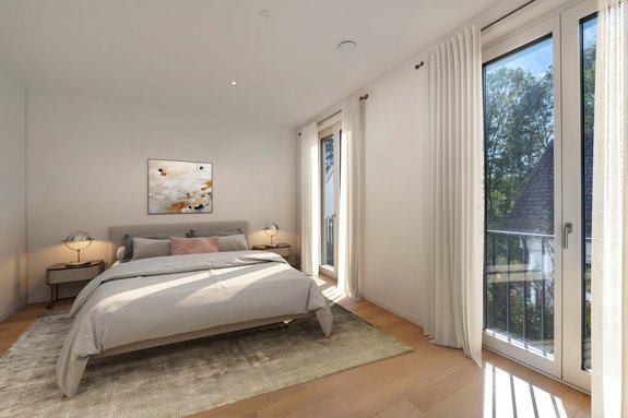 Studio style bedroom