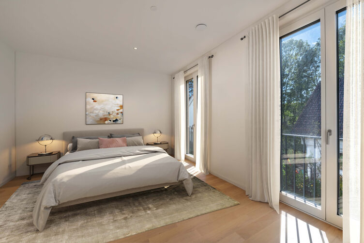 Studio style bedroom