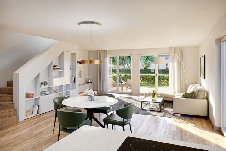 Living area semi-detached house