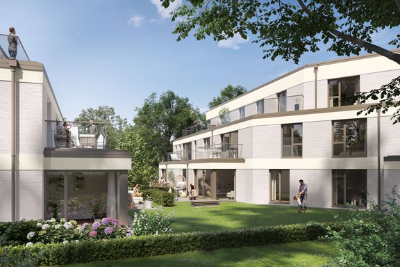 Elegante Fassadengestaltung